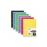 Mead® NOTEBOOK,70SHTS,6/PK,AST 73065