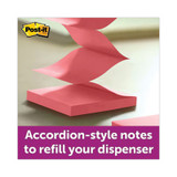 Post-it® Dispenser Notes PAD,POPUP,3X3,NEON R330-14YWM USS-MMMR33014YWM