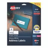 Avery® LABEL,1X25/8,ADD,750,GWH 06526