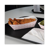 Boardwalk® Paper Food Baskets, 3 Lb Capacity, Red-white, 500-carton BWK30LAG300 USS-BWK30LAG300