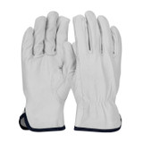 Industry Grade Top Grain Goatskin Leather Drivers Glove - Keystone Thumb, XL