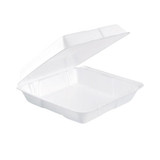 Dart® Foam Hinged Lid Containers, 9.25 X 9.5 X 3, 200/carton 95HT1R