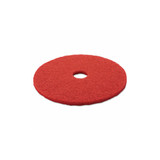 3M™ Low-Speed Buffer Floor Pads 5100, 20" Diameter, Red, 5/carton 5100-20