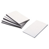 CARD,BUS,MAGNETS,25/PK,WH