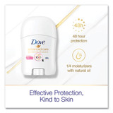 Dove® Invisible Solid Antiperspirant Deodorant, Floral Scent, 0.5 Oz 66801EA USS-UNI66801EA