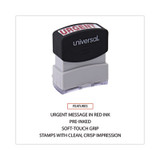 Universal® Message Stamp, Urgent, Pre-Inked One-Color, Red UNV10070 USS-UNV10070