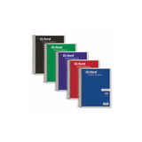 Oxford™ NOTEBOOK,5SUB,CLGE RLE,WH 65581