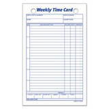 TOPS™ Weekly Employee Time Cards, One Side, 4.25 X 6.75, 100/pack 3016