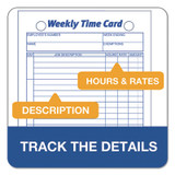 TOPS™ Weekly Employee Time Cards, One Side, 4.25 X 6.75, 100-pack 3016 USS-TOP3016