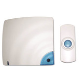 Tatco Wireless Doorbell, Battery Operated, 1.38 x 0.75 x 3.5, Bone 57910