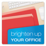Pendaflex® FOLDER,FIL,STR CUT,LTR,RD 152 RED USS-PFX152RED