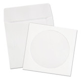 Quality Park™ CD-DVD Sleeves, 1 Disc Capacity, White, 250-Box QUA62905 USS-QUA62905