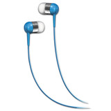 Maxell® SEB In-Ear Buds, 4 ft Cord, Blue 190282