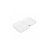 Eco-Products® CONTAINER,9X9 HINGED,WHT EP-HC93