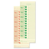 Lathem® Time CARD,TIME,WKLY,100/PK,MLA M2-100