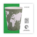 Eco-Products® CUP,12OZ INSULATED,DGN EP-BNHC12-WD USS-ECOEPBNHC12WD
