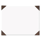 House of Doolittle™ DESK PAD,22X17,WH/BR 400-03