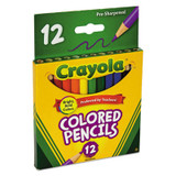 PENCIL,CRAYOLA,SHRT,12/ST