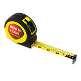 Great Neck® ExtraMark Power Tape, 1" x 25 ft, Steel, Yellow/Black 95005