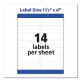 Avery® LABEL,ADD,W-P,1-1-3X4 05262 USS-AVE5262