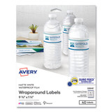 Avery® LABEL,WRAP,40/PK,WH 22845