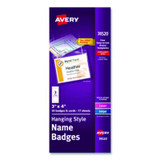 Avery® BADGE,HNGING,3X4,50BX 74520