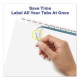 Avery® DIVIDER,IM 3HOL12TAB ,WHT 11428 USS-AVE11428