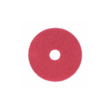 Boardwalk® Buffing Floor Pads, 16" Diameter, Red, 5/carton BWK4016RED