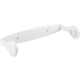 iDesign Clarity Wall Mount White Plastic Paper Towel Holder 48541