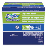 Swiffer® Dry Refill Cloths, 10.63 x 8, White, 32/Box 33407