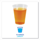 CUP,PLAS,10OZ,100/PK,TR