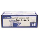 Stout® by Envision™ LINER,36X58,1.5 MIL,BN-BK T3658B15 USS-STOT3658B15