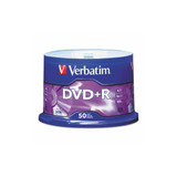 Verbatim® DISC,DVD+R16X,50/PK 95037