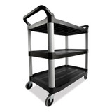 Rubbermaid® Commercial CART,UTLTY,4"SWVLCASTR,BK FG342488BLA USS-RCP342488BLA