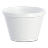 Dart® Foam Containers, 6 Oz, White, 50/bag, 20 Bags/carton 6SJ12
