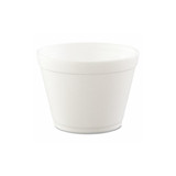 Dart® Foam Containers, Extra Squat, 16 oz, White, 25/Bag, 20 Bags/Carton 16MJ32