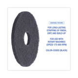 Boardwalk® Stripping Floor Pads, 13" Diameter, Black, 5-carton BWK4013BLA USS-BWK4013BLA