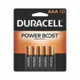 Duracell® Power Boost CopperTop Alkaline AAA Batteries, 10/Pack MN2400B10Z