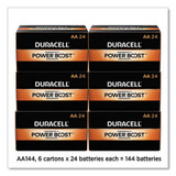Duracell® Power Boost CopperTop Alkaline AA Batteries, 144/Carton MN1500CT