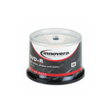 Innovera® Dvd+r Recordable Disc, 4.7 Gb, 16x, Spindle, Silver, 50/pack IVR46851