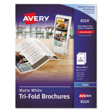 Avery® CARD,IJ MT,100/BX,WHT 08324