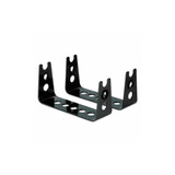 Allsop® Metal Art Monitor Stand Risers, 4.75 X 8.75 X 2.5, Black 31480