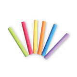 Crayola® Chalk, 3" x 0.38" Diameter, 6 Assorted Colors, 12 Sticks-Box 510816 USS-CYO510816