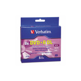 Verbatim® DISC,DVD+R,DL,8.5GB,5/PK 95311