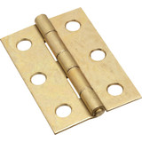 National 2-1/2 In. Brass Tight-Pin Narrow Hinge (2 Count) N146290