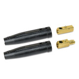 Cable Connector, Male/Female, Ball Point Connection, 1/0 to 2/0 Cable Capacity