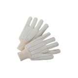 Corded Gloves, Large, Natural White