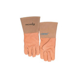 Specialty Welding Gloves, Top Grain Pigskin, Large, Gold