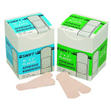 Adhesive Bandages, 3/4 in x 3 in Strips, Fabric