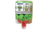 PlugStation Earplug Dispenser, Disposable Plastic Bottle, Foam Earplugs, Bright Green, Pura-Fit